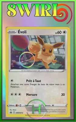 Evoli Holo Swirl/Spirouli - Promo - SWSH212 - Carte Pokemon Francaise- 07 - Image 1