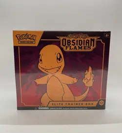 Pokemon TCG Scarlet & Violet Obsidian Flames Factory Sealed Elite Trainer Box - Image 1