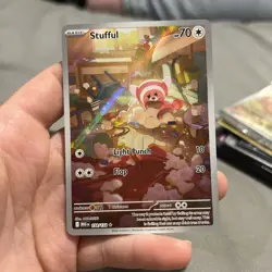 Pokemon TCG: Stufful - 154/132 - Mega Evolutions - Illustration Rare - Image 1