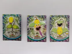 Vintage -Pokemon Topps TV Animation #69,70,71 Bellsprout, Weepinbell, Victreebel - Image 1