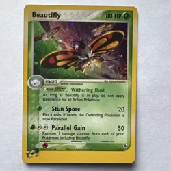 Beautifly Holo From EX Ruby and Sapphire 2/109 LP Pokemon TCG - Image 1