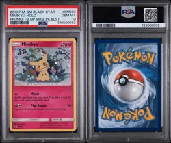 Pokemon Mimikyu SM163 Black Star Promo - Team Up Single Pack Blister PSA 10 - Image 3