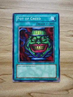 Yu-Gi-Oh - Pot Of Greed - Rare - LOB-119 - ( Magic Card / Original ) - Image 1