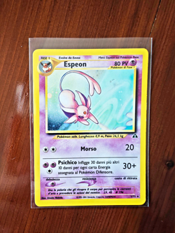 Pokemon Card Espeon 1/75 Rara Holo Ita Neo Discovery Vintage 🇮🇹 - Image 3