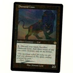 Diamond Lion Extended Art Foil Modern Horizons 2 Magic The Gathering Card - Image 1