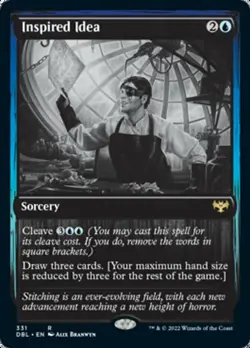 [1x] Inspired Idea - Foil Near Mint, English Innistrad: Double Feature MTG Magic - Image 1