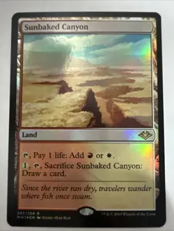 Sunbaked Canyon Modern Horizons Foil - Image 1