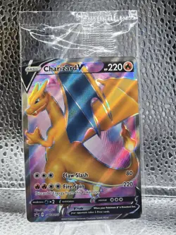 Pokemon Champions Path Charizard V SWSH050 Promo Full Art Card Sealed - Image 1