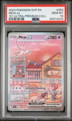 Mew EX SVP #53 PSA 10 | Pokemon TCG Scarlet & Violet 151 Black Star Promo - Image 1