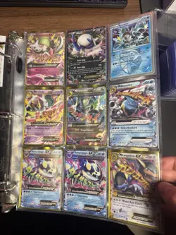 Old Pokemon Binder with Cards Charzard+pikachu+many More Cards TCG Extra Rare - Image 3
