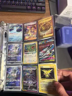 Old Pokemon Binder with Cards Charzard+pikachu+many More Cards TCG Extra Rare - Image 5