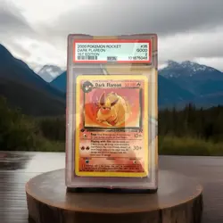 Pokemon 2000 Team Rocket Dark Flareon 1st Edition PSA 2 Card 35/82 Uncommon - Image 1
