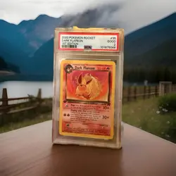 Pokemon 2000 Team Rocket Dark Flareon 1st Edition PSA 2 Card 35/82 Uncommon - Image 2