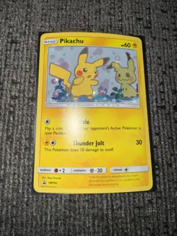 Pikachu SM162 Holo Black Star Promo Pokemon Card - Image 1