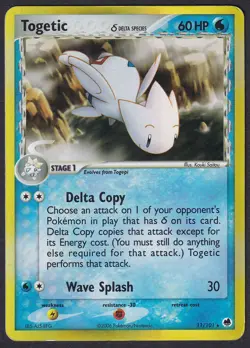 Pokemon Togetic 11/101 Holo EX Dragon Frontiers - Image 1