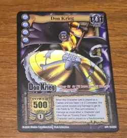 2005 One Piece The Quest Begins CCG Don Krieg Rare Foil Card CH028 - Image 1