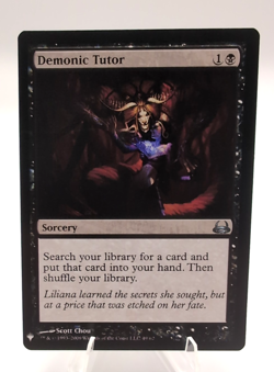 MTG Magic the Gathering Demonic Tutor (DVD) The List Reprints Regular LP - Image 1