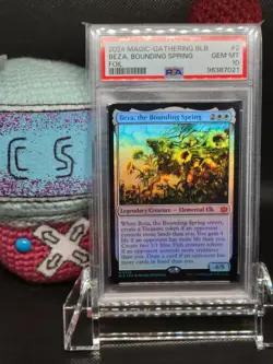 Beza, the Bounding Spring - #2 - Foil - Mythic - MTG Bloomburrow - PSA 10 - Image 1
