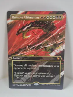 MTG Ruinous Ultimatum (0108) *Non-Foil* Borderless Special Guest MT/NM Free Ship - Image 1