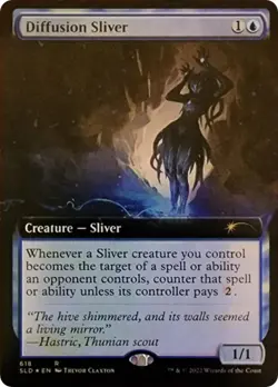 MTG Foil - Diffusion Sliver (Extended Art) - 618 / NM / English - Image 1