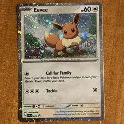 Eevee 043, NM Promo -FART SWIRL- SV: Scarlet & Violet Promo Pokemon TCG Cards - Image 1