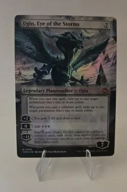 Ugin, Eye of the Storms (Borderless) Tarkir: Dragonstorm Foil - Image 2