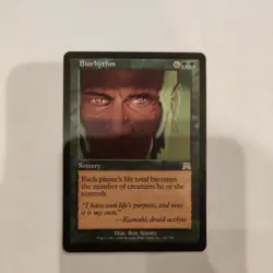 MtG Onslaught ONS Biorhythm MP Moderate Play - Image 1