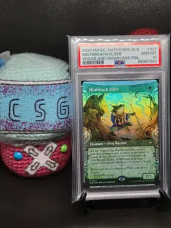 Mistbreath Elder - #323 - Showcase Foil - Rare - MTG Bloomburrow - PSA 10 - Image 1