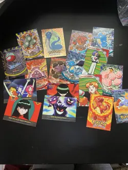 Topps pokemon TCG Lot Of 17 Various Editions 2 Holos - Image 1