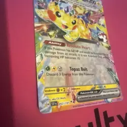 Pikachu Ex Prize Stamp Play! Pokemon Series 7 Prize Pack SSP 057/191 - Image 3