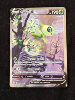 2021 Pokemon Fusion Strike Celebi V (Alternate Full Art) 245/264 - Image 1
