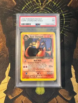 Pokemon Dark Charizard 4/82 Team Rocket Vintage Holo PSA 1 - Image 1