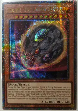 YuGiOh Nibiru, the Primal Being Quarter Century Secret Rare 1st Ed RA01-EN015 - Image 1