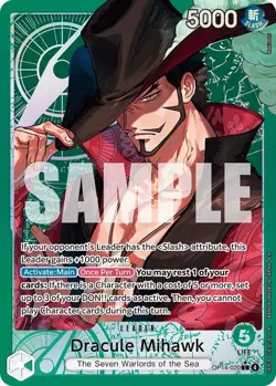 One Piece Foil - Dracule Mihawk - OP14-020 (Alternate Art) - OP14 / NM / English - Image 1