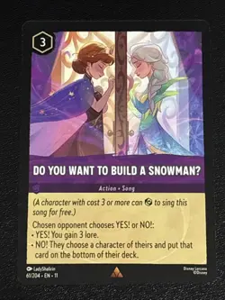 Disney Lorcana Winterspell Do You Want to Build a SnowmanU 61/204 NM Rare - Image 1