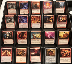 MTG 40-Card Deck Pack – Mono Red Elementals Ramp & Burn Deck | Just Add Lands - Image 2