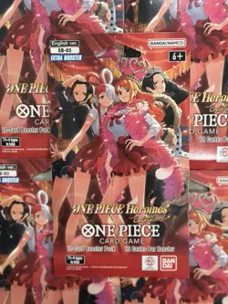 BANDAI ONE PIECE TCG EB-03 HEROINES EDITION SLEEVED BOOSTER LOT OF 10 eb03 - Image 1