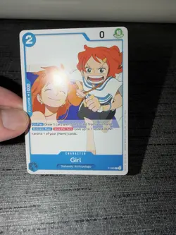 Carte One Piece Nami Girl P-096 Promo Card Pre-Release Participation English - Image 3