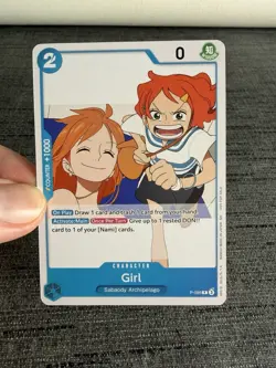 Carte One Piece Nami Girl P-096 Promo Card Pre-Release Participation English - Image 5