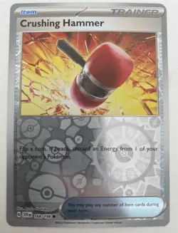 Crushing Hammer 168/198 Reverse Holo SV1 Pokemon Card NM - Image 1