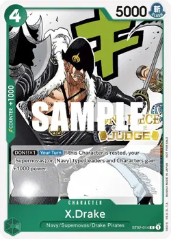 X.Drake (Judge Pack Vol. 2) [One Piece Promotion Cards] - Image 1