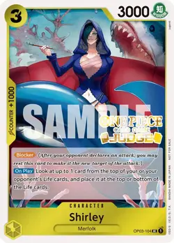 Shirley (Judge Pack Vol. 3) [One Piece Promotion Cards] - Image 1