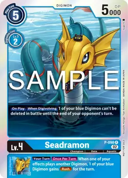 Seadramon [P-098] - P-098 (Limited Card Pack Ver.2) [Promotional Cards] - Image 1