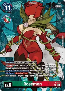 Rosemon [P-222] (Time Stranger Box Topper) [Promotional Cards] - Image 1