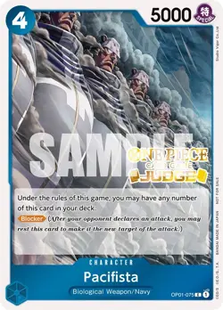 Pacifista (Judge Pack Vol. 3) [One Piece Promotion Cards] - Image 1