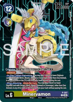 Minervamon [P-207] (Hacker's Slumber Box Promotion Pack) [Promotional Cards] - Image 1