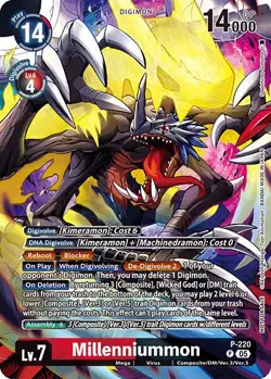 Millenniummon [P-220] (Time Stranger Box Topper) [Promotional Cards] - Image 1