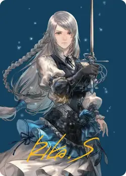 Jill, Shiva's Dominant Art Card (Gold-Stamped Signature) [FINAL FANTASY Art - Image 1
