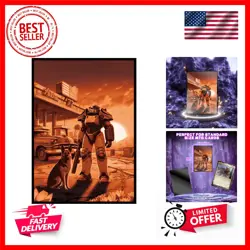 MTG Card Sleeves 100CT Fallout Sunset, Matte Art Card Sleeves, Matte Back & G... - Image 1