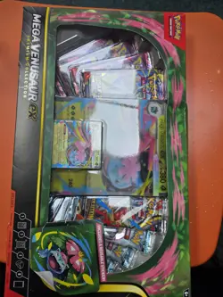 Pokemon TCG: Mega Venusaur ex Premium Collection In hand - Image 1